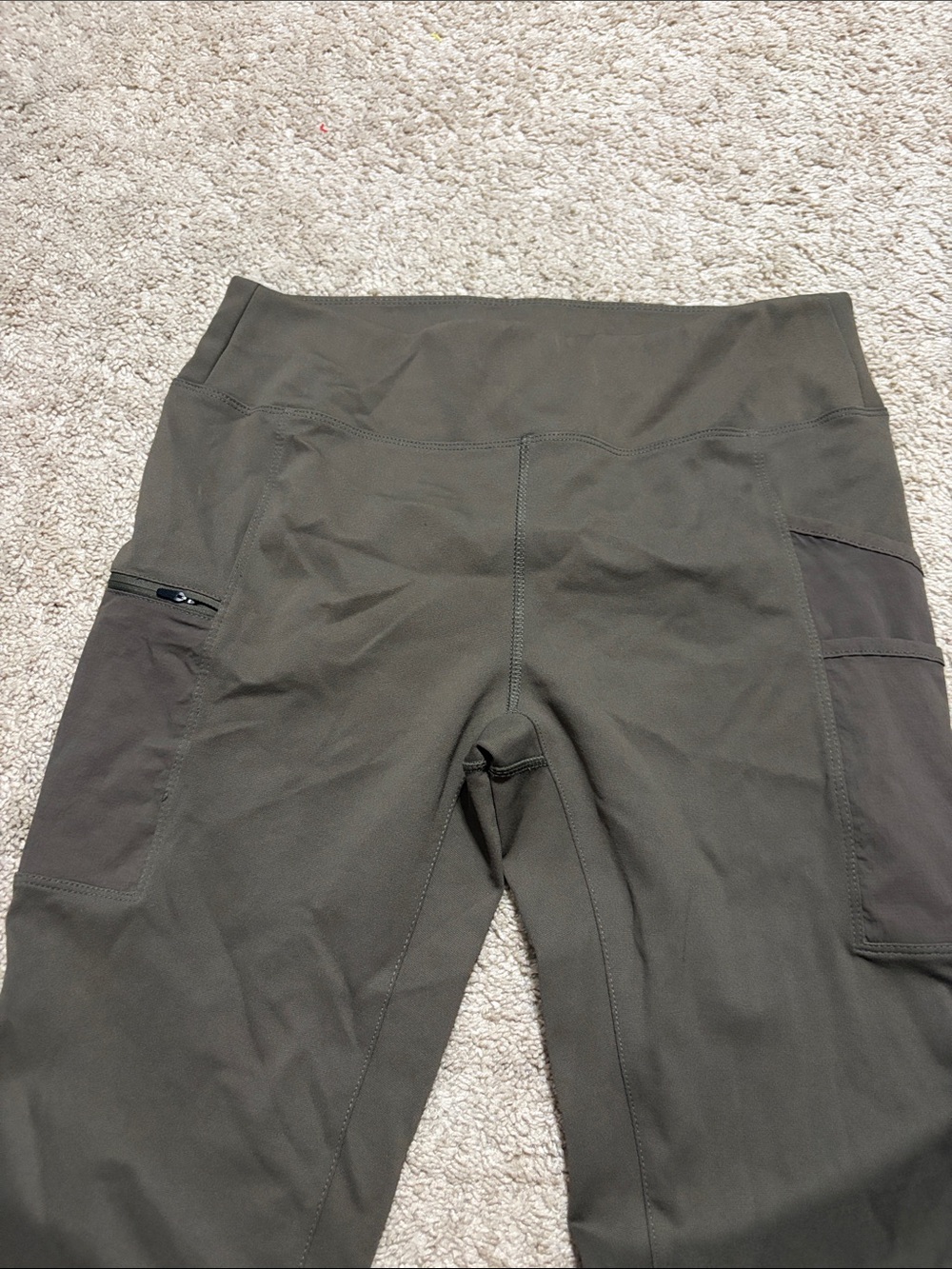 Carhartt Fitted Pull On Utility Pants Green Medium Work - Picture 2 of 7